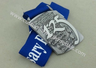 Zink-Legierung Preis-Sport-Medaillen der Druckguss-Medaillen-3D, laufende Marathon-Band-Email-Medaillen
