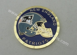 New England Patriots personifizierte Münzen mit weichem Durchmesser des Email-50.8mm