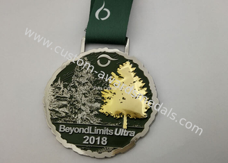 Olympischer Triathlon Druckguss-Medaillen mit dem umweltfreundlichen Band-Zubehör