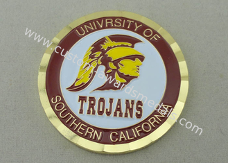 Universität von gestempelten personifizierten Münzen Süd-Kaliforniens Messing mit Diamant-Schnittkante