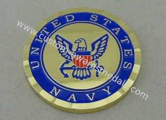 US-Marine personifizierte Münze durch Messing sterben getroffener und 1 3/4 Zoll, die verpackte Klarsichtschachtel