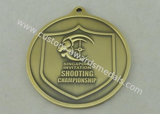Goldmeister-Medaille der Antiken-3D Druckguß für schießenden Sport