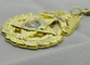 Aluminium, Edelstahl, weicher Schlüsselanhänger PVCs 3D Eagle, förderndes Keychain mit antikem Vergolden