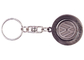 Personifiziertes Kupfer, das Schlüsselanhänger, Vernickelung förderndes Keychains mit Logo stempelt