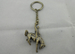 Fördernde Geschenk-Mode-voller Entlastungs-Pferdemann-Schlüsselanhänger, Druckguß mit Zinn, antiker Messing