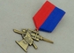 Antikes Gold spricht Medaillen, Zink-Legierung Medaille der Druckguss-Militär-Preis-3D zu