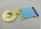 3.0mm Vergolden-kundenspezifische Medaille spricht Zink-Legierung mit weichem Email zu