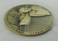 runde 4.0mm SNS sterben Form-Medaillen durch beide Seiten 3D, antiker Messingüberzug