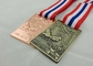 Verzinken Sie Legierungs-Band-Medaillen 3d, antiker Messingüberzug für Denkmal