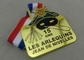 Gold-Belgien-Karnevals-Feier-Medaillen-Ausweis, Zink-Legierungs-Sport-Medaillen