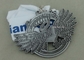 Weiches Email Druckguss-Medaillen für das Laufen, Messing-Preis-Medaille mit Sublimations-Band