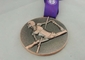 Das Triathlon-Band-Medaillen-Nickel, das überzogen wird, sterben geschlagen für Dekoration