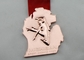 Zink-Legierungs-Karate sterben Form-Medaillen 3D mit Drucklogo für Sport-Sitzung