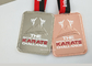 Zink-Legierungs-Karate-Subventions-Band-Medaillen mit weichem Email, Druckguss-Sport-Medaillen