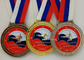 Legierungs-kundenspezifisches Email-Medaillen-Vergolden des Zink-3D mit Band 900*25 Millimeter