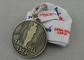 Marathon-Sport-Sitzungs-Druckband-Medaillen-Antiken-Messingüberzug