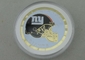 Runde personifizierte Münzen, kundenspezifisches Metall prägt Ebenen-oder Doppelt-Rückseite