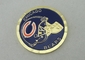Andenken-Vergolden personifizierte Münzen-weiches Email 4,0 Millimeter Stärke