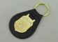 NCIS personifizierter lederner Schlüsselanhänger 3D mit Vergolden-Emblem