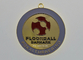 Antikes Gold fertigte Medaillen des Rennen5k/Volleyball oder Medaillen Floorball Danmark besonders an