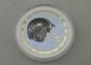 Seattle Seahawks personifizierten Münzen durch den Messing, der mit Seil-Rand und Kasten 1,75 Zoll gestempelt wurde