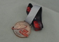 Karate-Band-Medaillen, Zink-Legierung Druckguß mit Email-und Antiken-Verkupferung