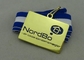 Nordbo-Band-Medaillen, Zink-Legierung Druckguß mit Email, Vergolden