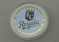 Kc-Royals personifizierten Münzen durch den Messing, der mit Diamant-Schnittkante und 2,0 Zoll gestempelt wurde