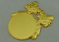 80 Millimeter 3D sterben Form-Medaillen des Clowns für Karneval, Zink-Legierung mit nebelhaftem Vergolden