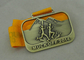 3D Druckguss-laufende Band-Medaillen für Dreck 2014 weg und antiken Messingüberzug