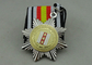 Zwei Töne, die Band-Medaillen für Russland-Militär, Legierung des Zink-3D mit weichem Email überziehen
