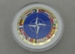 2,0 Zoll-ISAF personifizierte Münzen, Münztelefon-Verpackung, Messing gelocht mit weichem Email