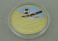 Confoederatio Helvetica personifizierte Münzen, Zink-Legierung Druckguß mit Vergolden-Armee-Münze