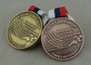 Laufende Medaille Zink-Legierungs-Russlands, antike Verkupferungs-Band-Medaillen